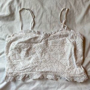 White tank top
